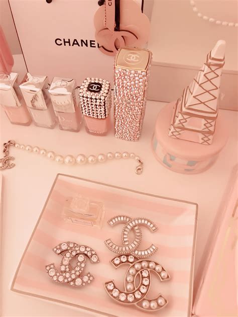 chanel pink aesthetic|pink Chanel background.